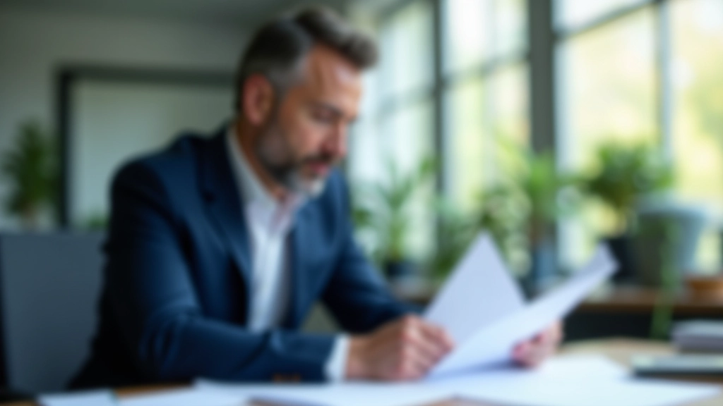 Finanzieller Bericht und Nachhaltigkeitskennzahlen auf einem modernen Arbeitsplatz